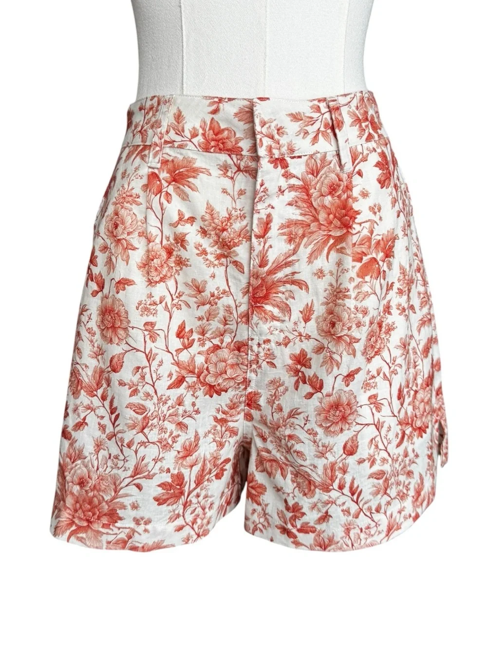 NWT V. Chapman The Austin Shirt & The Oliver Short in Red Toile Small/4